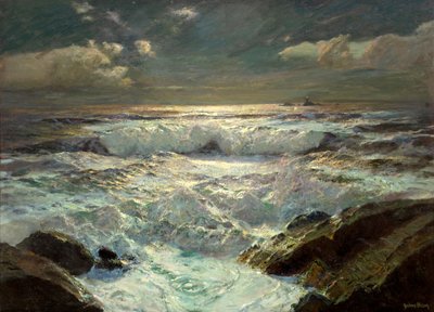 The Longships Light (olaj, vászon) alkotó: Albert Julius Olsson