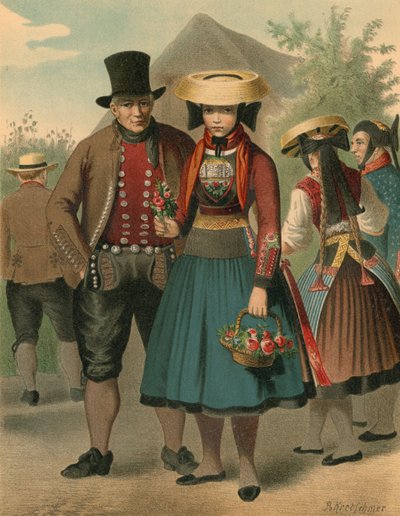 Német jelmez, Vierlande alkotó: Albert Kretschmer