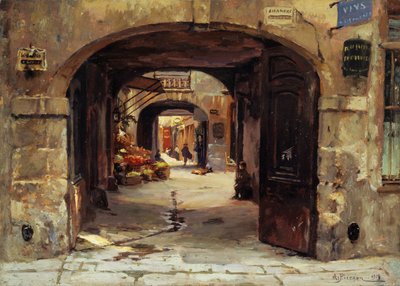 Le Passage des Singes alkotó: Albert Leopold Pierson