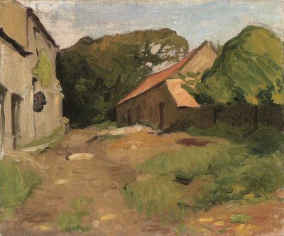 Farmyard a La Percaillerie-ben (Normandia) alkotó: Albert Marquet