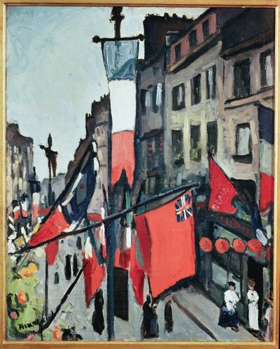 július 14-én Le Havre-ban alkotó: Albert Marquet