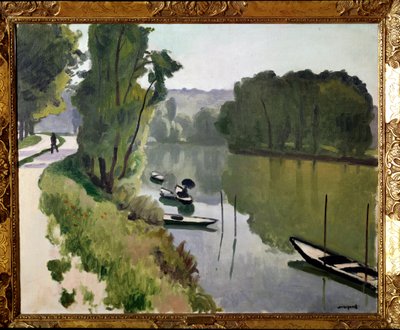 Ile de France táj, XX. század (olaj, vászon) alkotó: Albert Marquet