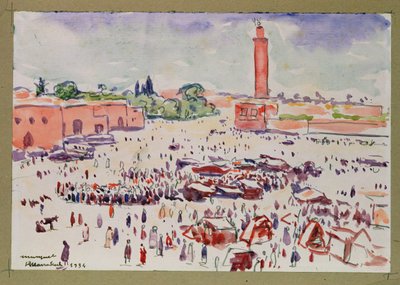 Marrakesh alkotó: Albert Marquet