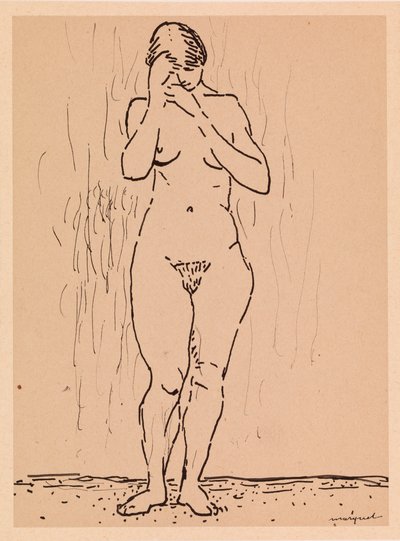 Meztelen nő állva alkotó: Albert Marquet