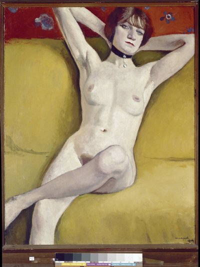 Meztelenül a kanapén alkotó: Albert Marquet
