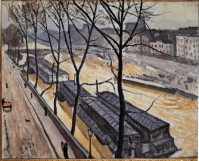 Párizs télen (Quai de Bourbon) alkotó: Albert Marquet