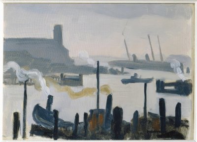 Hamburg kikötője alkotó: Albert Marquet