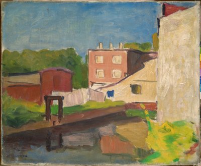 Rózsaszín ház Arcueilben alkotó: Albert Marquet