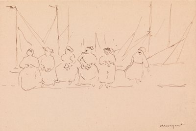 Hat nő a rakparton alkotó: Albert Marquet