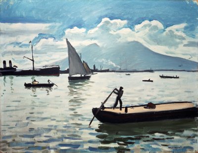 A Nápolyi-öböl, 1909. alkotó: Albert Marquet