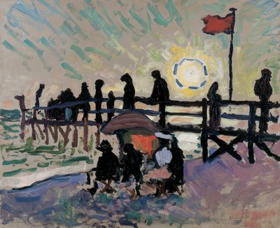 A gyaloghíd Sainte-Adresse-ben alkotó: Albert Marquet