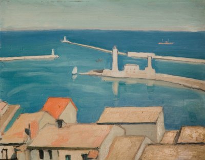 Ennek kikötője, Marseille, 1924. alkotó: Albert Marquet