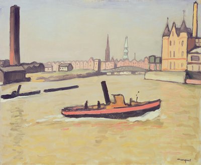 Hamburg kikötője alkotó: Albert Marquet