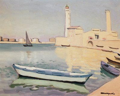 Sete kikötője (olaj, vászon) alkotó: Albert Marquet
