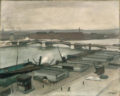 A roueni rakpartok alkotó: Albert Marquet