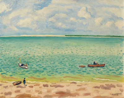 A strand, Le Pyla alkotó: Albert Marquet