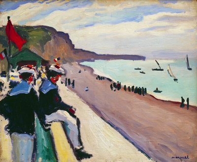 Fecamp strandja alkotó: Albert Marquet