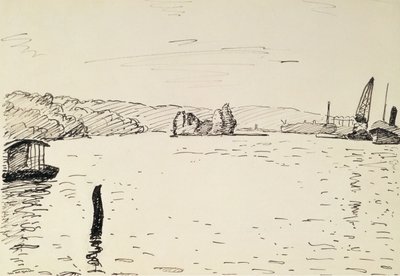 Kilátás Rouen környékén alkotó: Albert Marquet