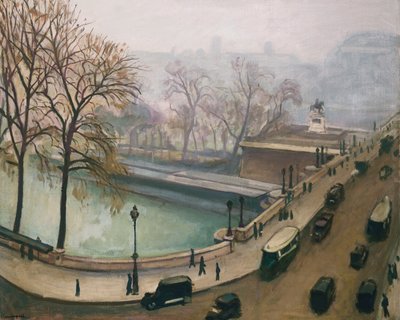 Kilátás a Szajnára, 1935 körül (olaj, vászon) alkotó: Albert Marquet