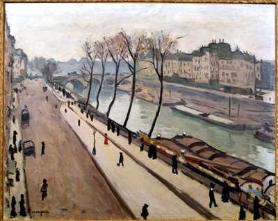 Kilátás a Szajnára a párizsi Quai des Grands Augustins-tól alkotó: Albert Marquet