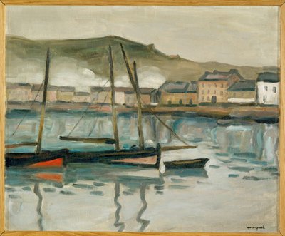 Fecamp kikötője, Normandia (olaj, vászon) alkotó: Albert Marquet