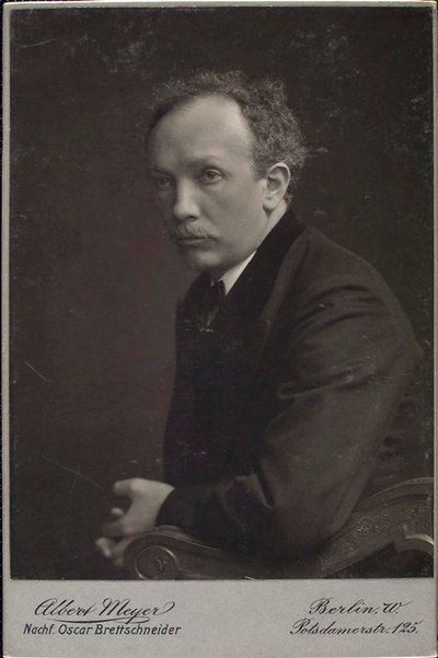 Richard Strauss, német zeneszerző, 19. század vége vagy 20. század eleje. alkotó: Albert Meyer
