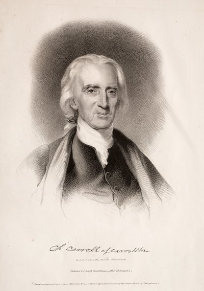 Charles Carroll, Carrollton, Maryland, 1832. alkotó: Albert Newsam