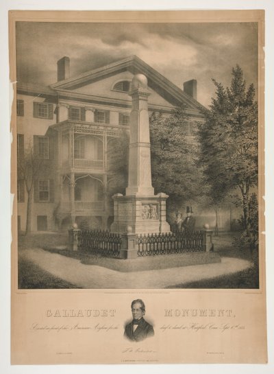 Gallaudet emlékmű alkotó: Albert Newsam