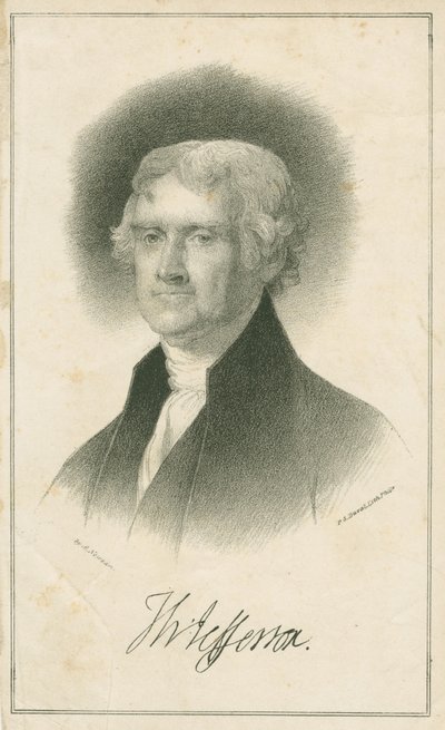 Thomas Jefferson, 1840 alkotó: Albert Newsam