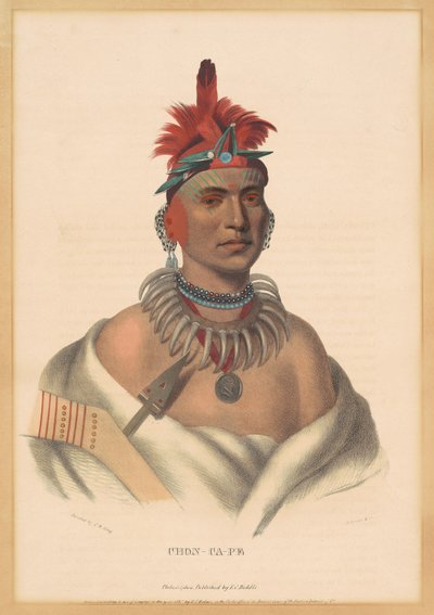 Chon-Ca-Pe alkotó: Albert Newsam, after Henry Inman, after Charles Bird King