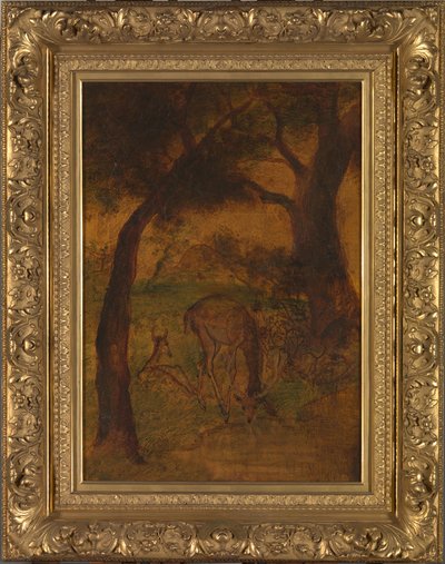 Egy szarvasivás, kb. 1870-es évek. alkotó: Albert Pinkham Ryder