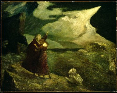 A vihar, 1892 alkotó: Albert Pinkham Ryder