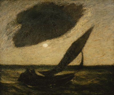 Felhő alatt, kb. 1900. alkotó: Albert Pinkham Ryder