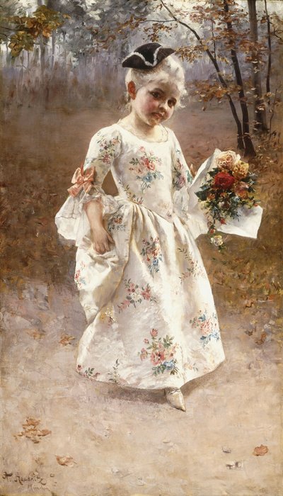 A Kis Viráglány alkotó: Albert Raudnitz