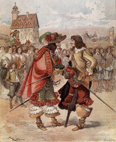 Bellormeau kapitány félénksége – „Örülök, hogy élve látlak”. Szereplő Albert Robida könyvéből. Borító „” A kis franciával illusztrált””” 1899.12.02. alkotó: Albert Robida