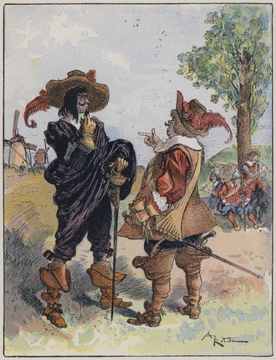 A Le Capitaine Bellormeau illusztrációja: A Robida illusztrálta alkotó: Albert Robida