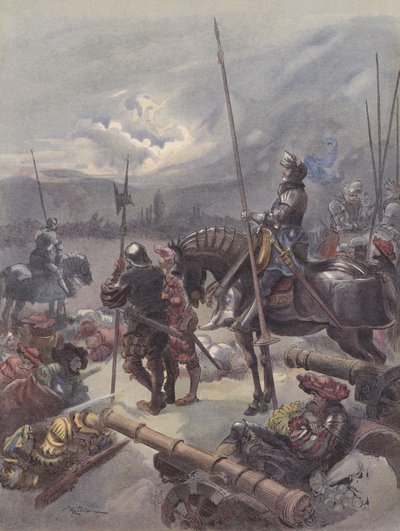 Marignan éjszaka alkotó: Albert Robida
