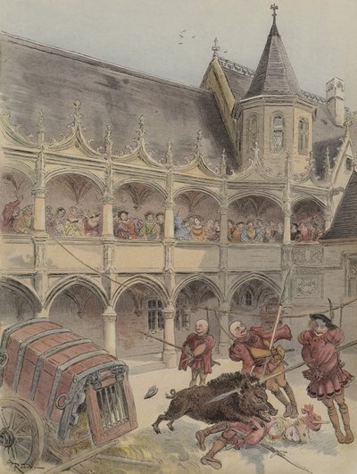 Amboise vaddisznója alkotó: Albert Robida
