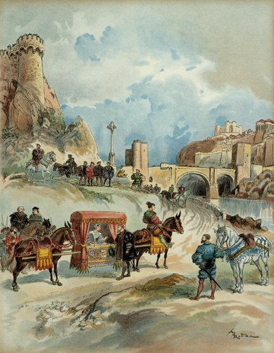 Angouleme Marguerite (vagy Navarra, néha Alenconból alkotó: Albert Robida