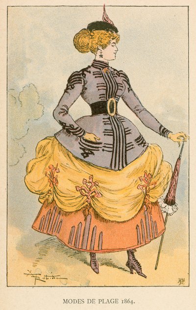 Beach Modes 1864 alkotó: Albert Robida
