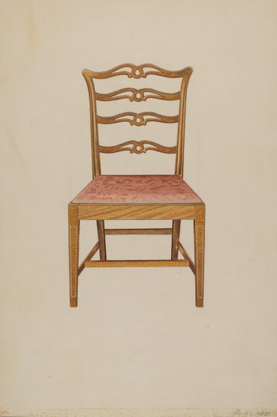 Ladderback szék alkotó: Albert Ryder