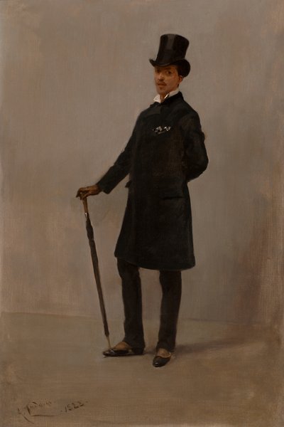 Harmónia feketében (olaj, vászon) alkotó: Albert Snr. Ludovici