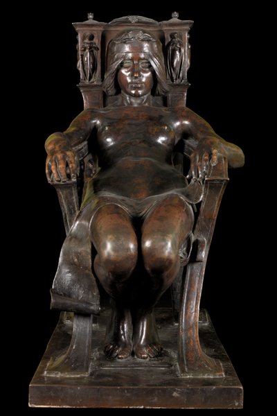 A szemlélődés szelleme (bronz) alkotó: Albert Toft