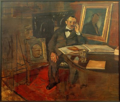 Ludwig Löb Prager portréja alkotó: Albert Weisgerber