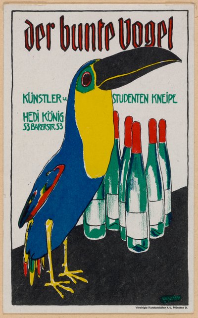 Der bunte Vogel alkotó: Albert Weisgerber
