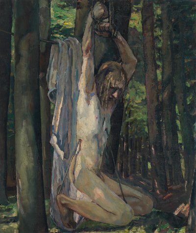 Szent Sebestyén alkotó: Albert Weisgerber