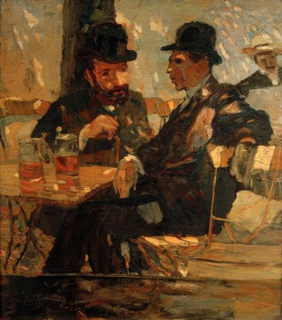 A sörkertben alkotó: Albert Weisgerber