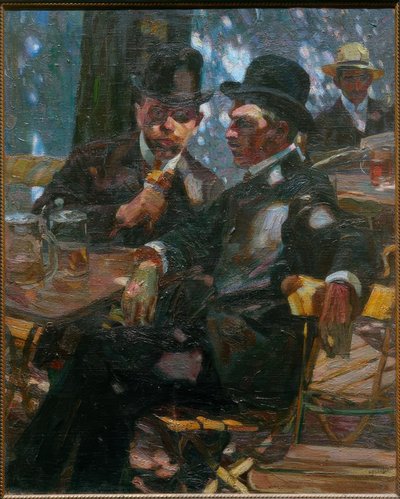 A sörkertben alkotó: Albert Weisgerber