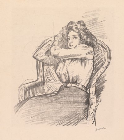 Cím nélkül ("Babette") alkotó: Albert de Belleroche