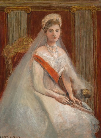 Bildnis Zarin Alexandra Fjordorovna alkotó: Albert von Keller